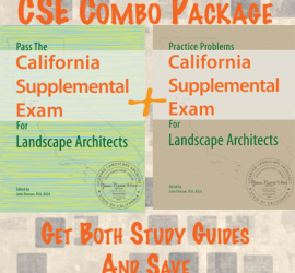 Buy the California Supplemental Exam for Landscape Architects Study Guides and Save